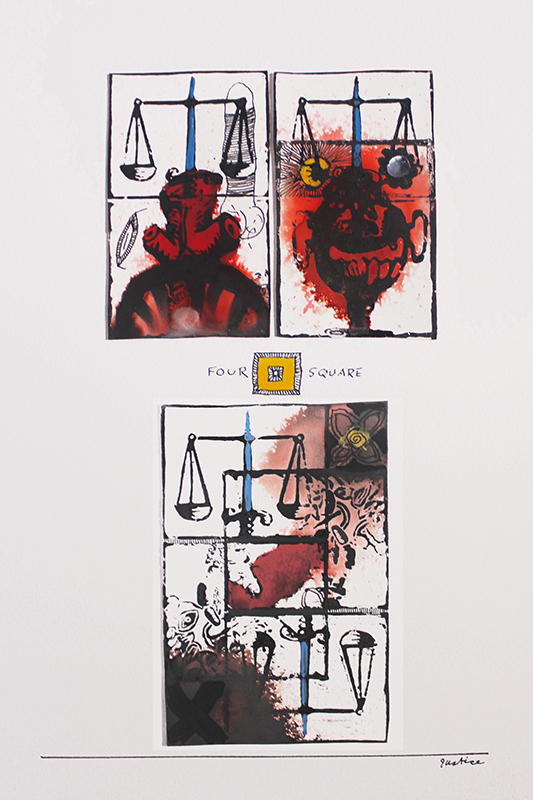 Four Square - from the Tarot Series by Fred Martin