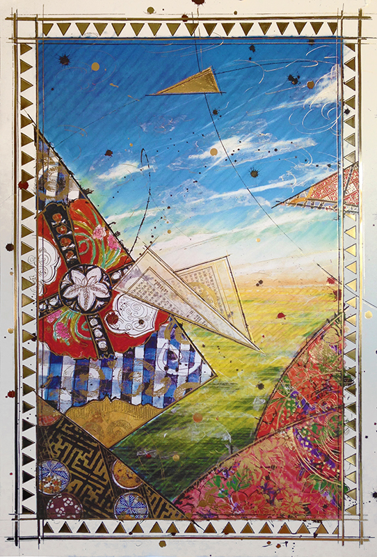 Untitled (kites over landscape) by William Gatewood | Annex