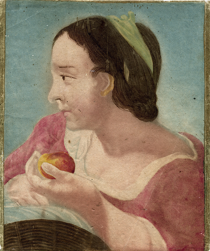 (Woman with fruit) by Unidentified