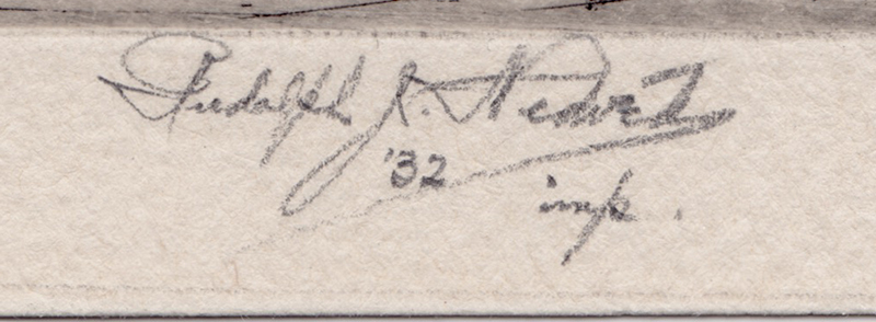 Santa Maria Della Salute, Venezia, Italy by Rudolph James Nedved