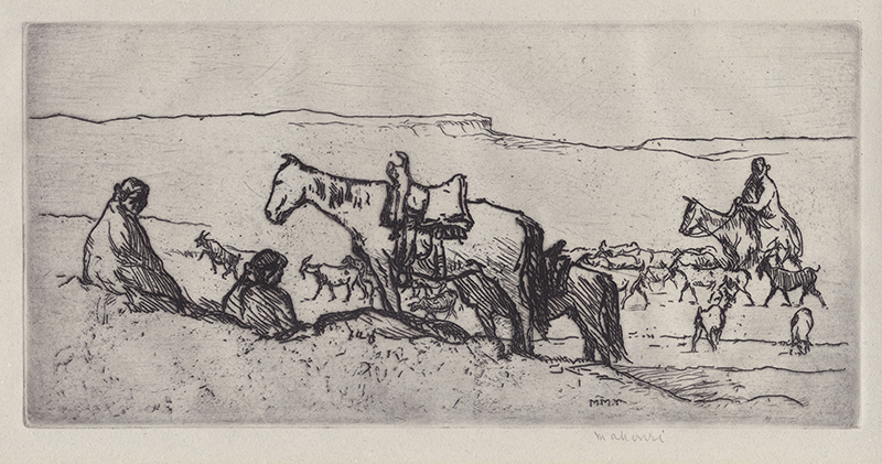 Navajo Watering Place by Mahonri Young