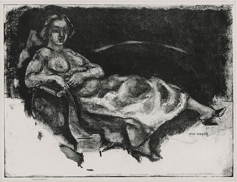 On the Sofa by Max Weber