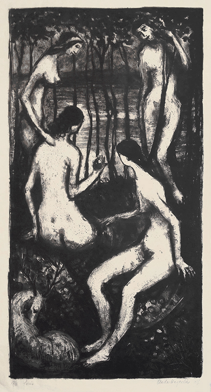 Untitled (four figures) by A. Hegedus
