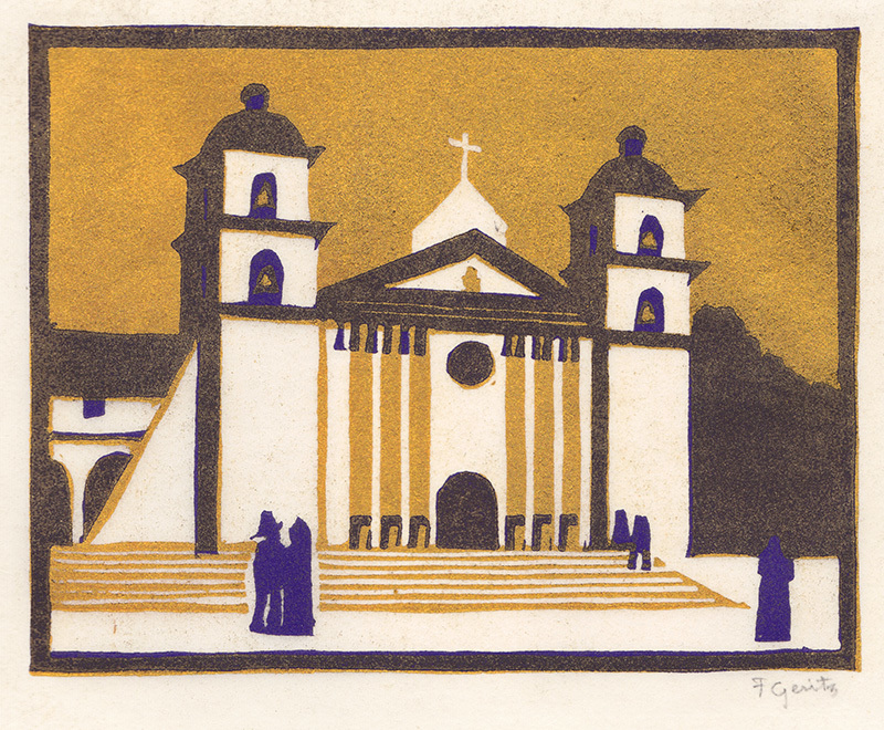 Mission Santa Barbara by Franz Geritz