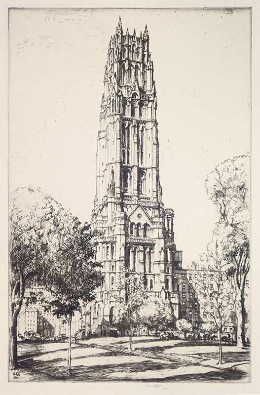Riverside Church, N.Y. City by Ernest David Roth