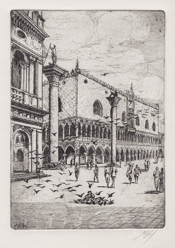 Untitled (Palaso Dogal, Piazzetta San Marco, Venice) by Unidentified