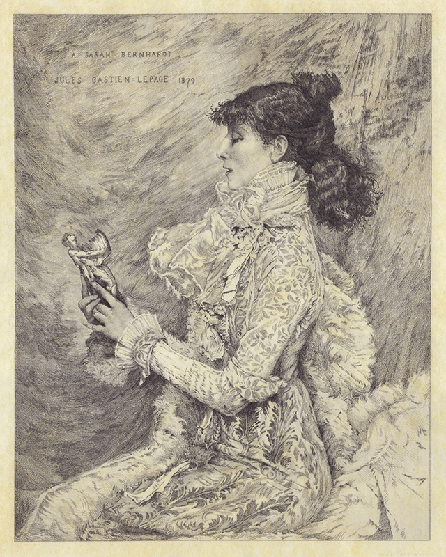 A Sarah Bernhardt - after Jules Bastien-Lepage by Ricardo de los Rios