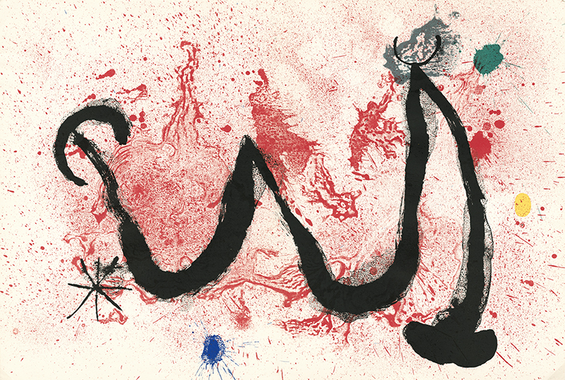 Le Danse de Feu - from Derriere le Miroir No. 139-140 by Joan Miro