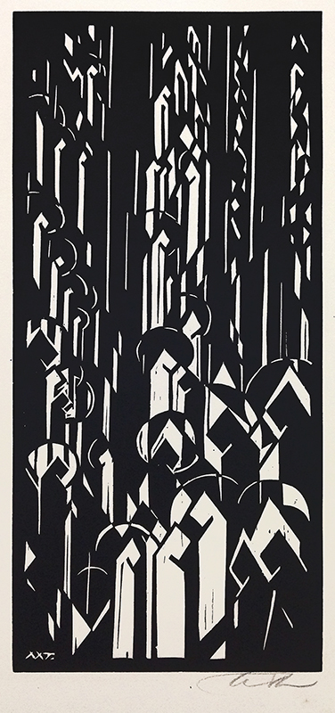 Der Dom - 10 woodcut portfolio by Max Thalmann