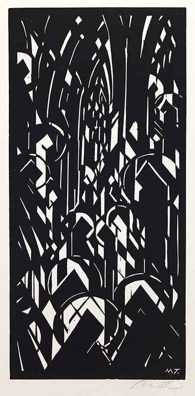 Der Dom - 10 woodcut portfolio by Max Thalmann