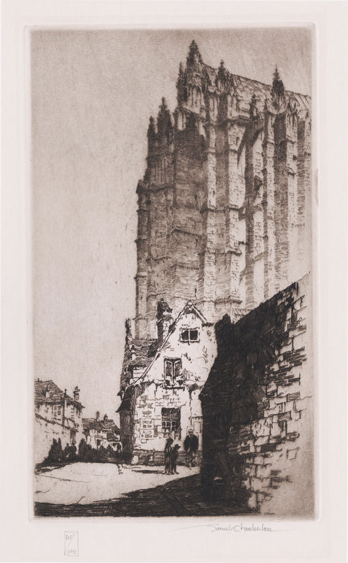 The Buttresses of Beauvais Cathedral by Samuel V. Chamberlain