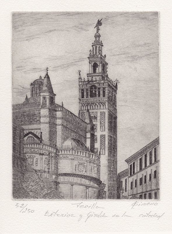 Sevilla - Exterior of Giralda de la Catedral by I. Gimeno