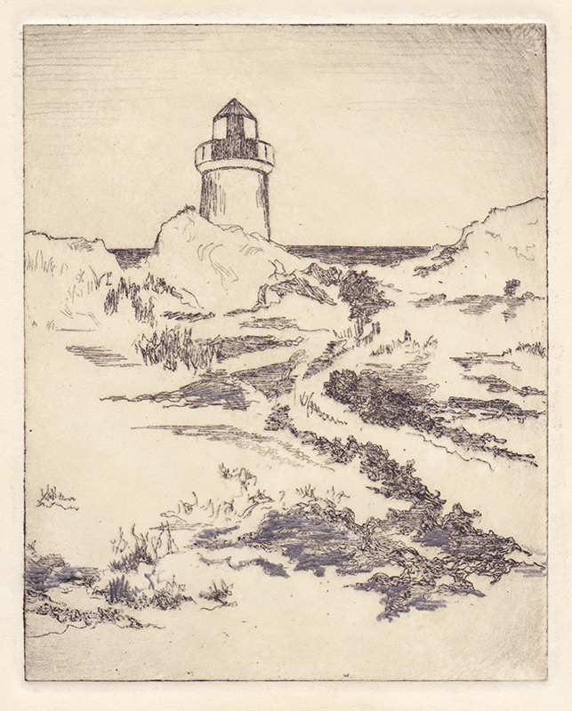 Untitled (East Coast lighthouse) by Alice Foster Tilden