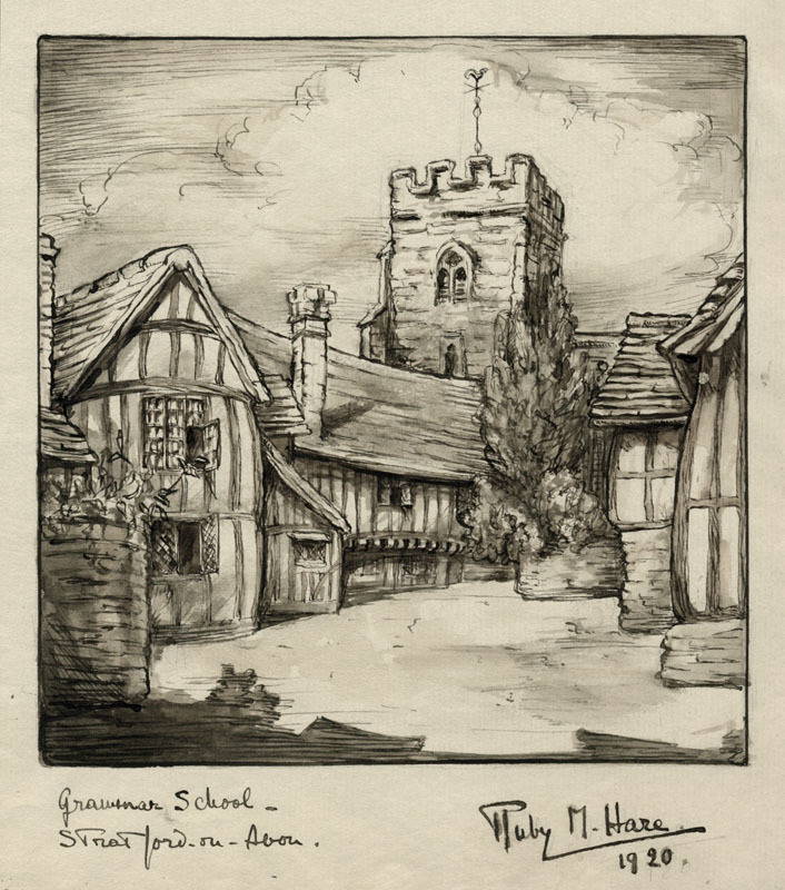 Grammar School, Stratford-on-Avon by Ruby M. Hare