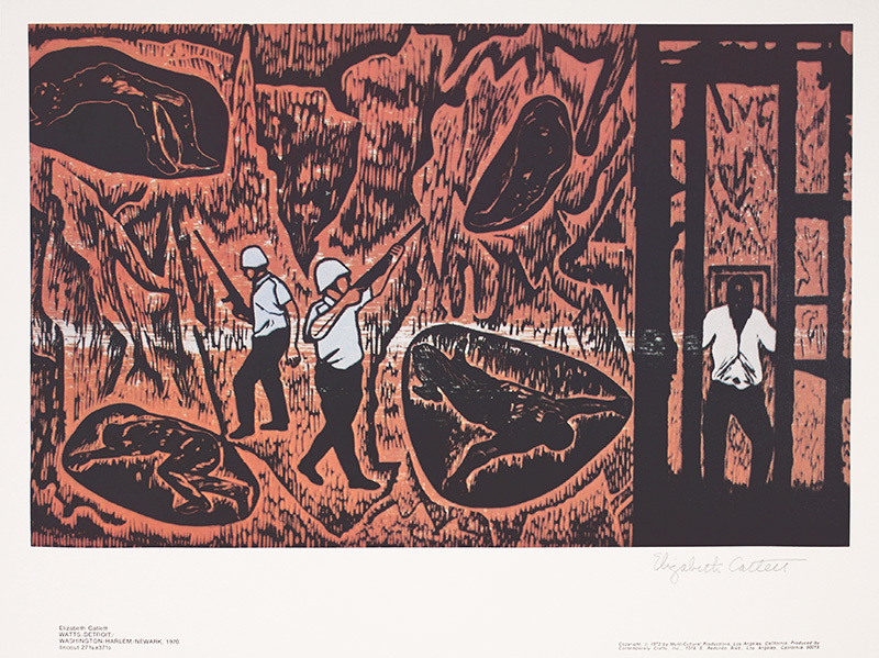 Elizabeth Catlett (portfolio of 6 pencil signed reproductions) by Elizabeth Catlett