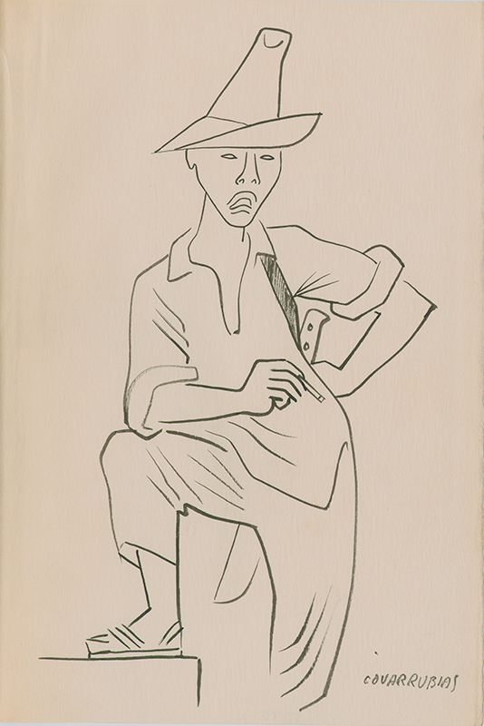 (Sugar cane worker) by Miguel Covarrubias