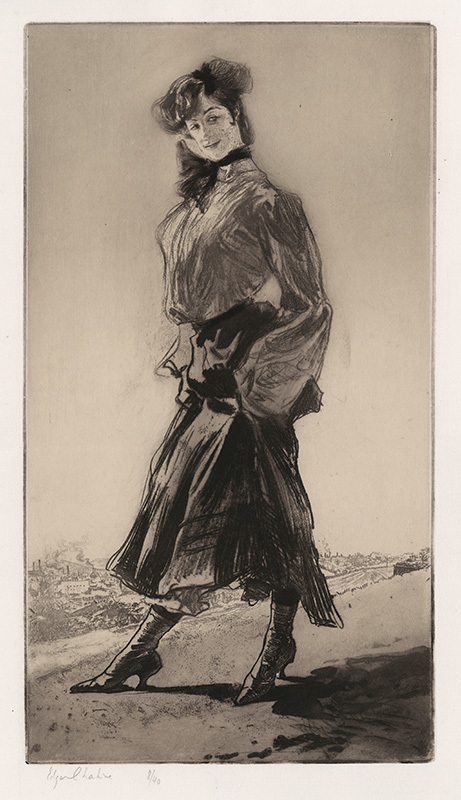 Midinette (Mary Jacobson) by Edgar Chahine