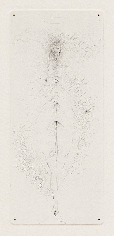 Plate 7 from the Madame Edwarda suite by Hans Bellmer