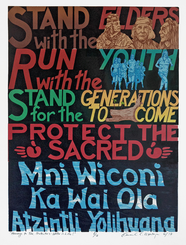 Homage to the Water Protectors: Water is Life! by Emmanuel C. Montoya
