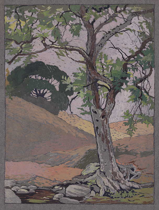 (Study of a California landscape) by William Seltzer Rice