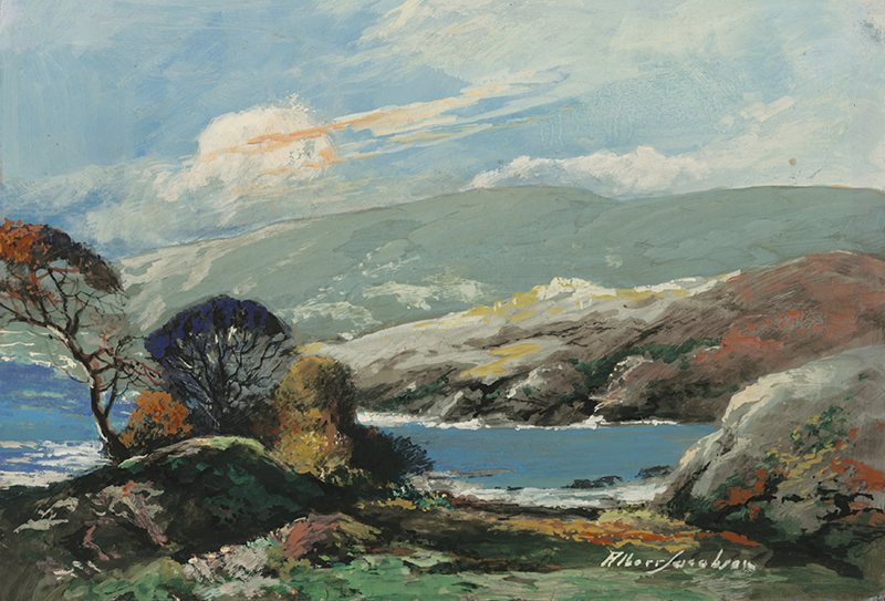 (Southern California coastline) by Albert Jacobson