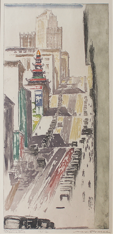 San Francisco California Street by Max Pollak