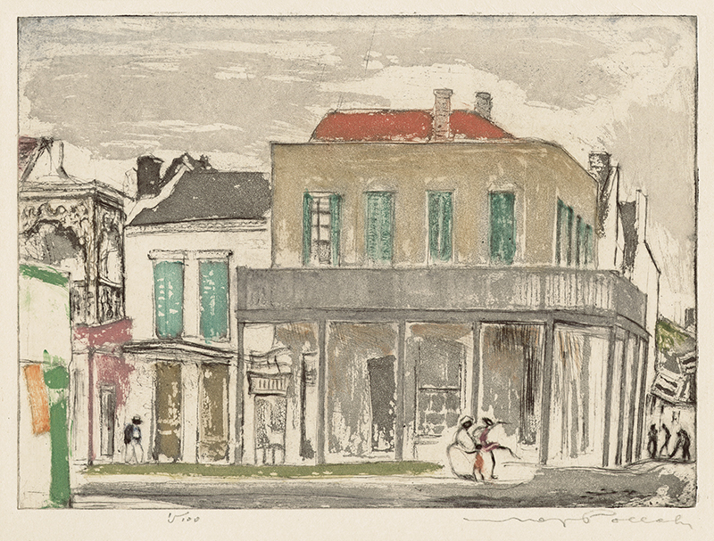 New Orleans, Street Corner by Max Pollak