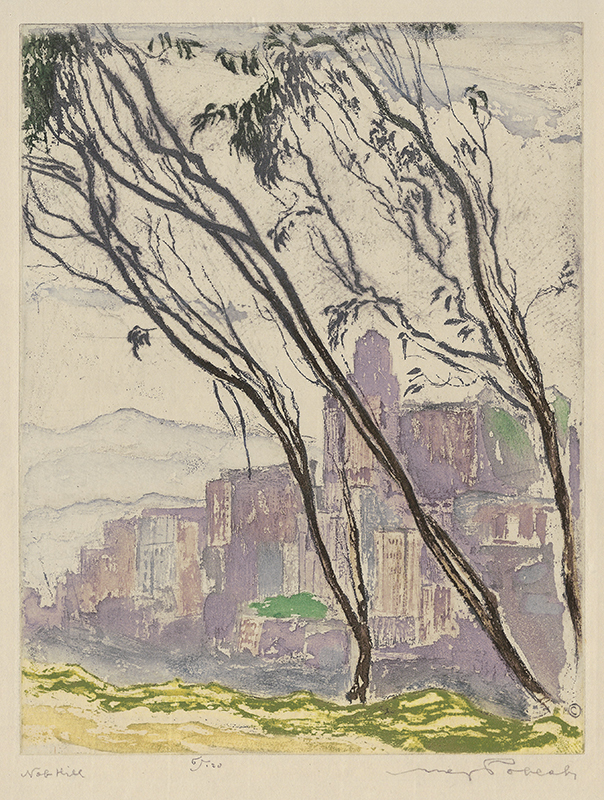 San Francisco, Triptych View from Telegraph Hill: The Harbor/ Business Center / Nob Hill by Max Pollak