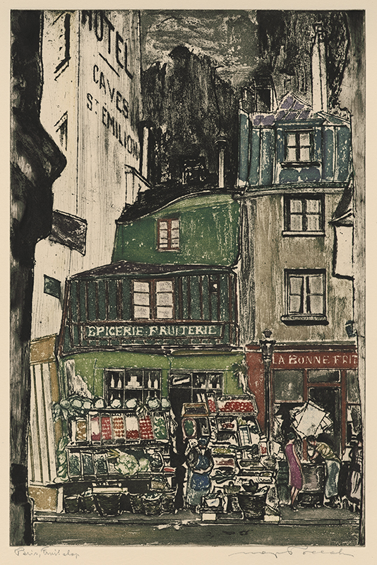 Paris, Fruit Shop by Max Pollak