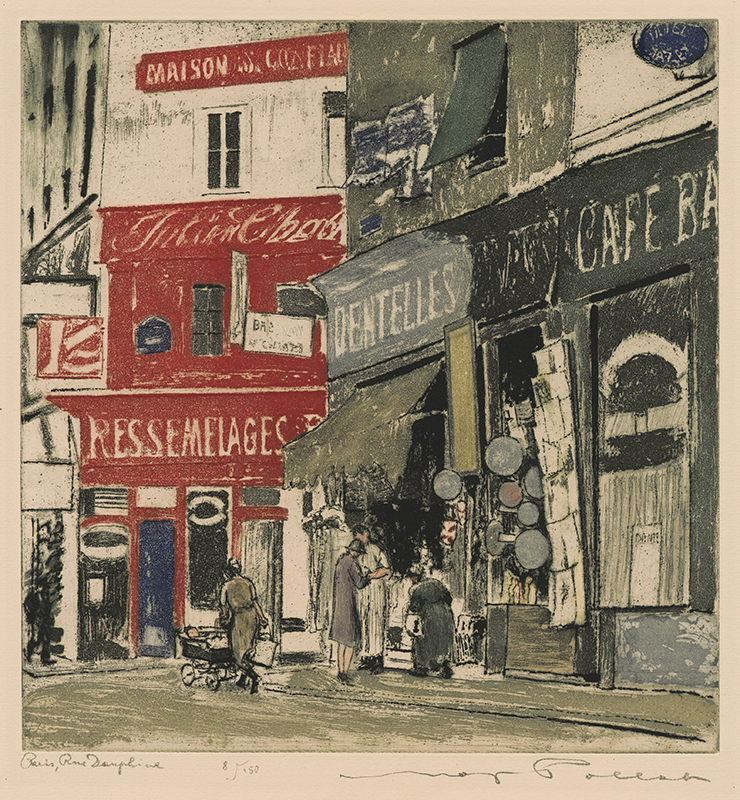 Paris, Rue Dauphine by Max Pollak