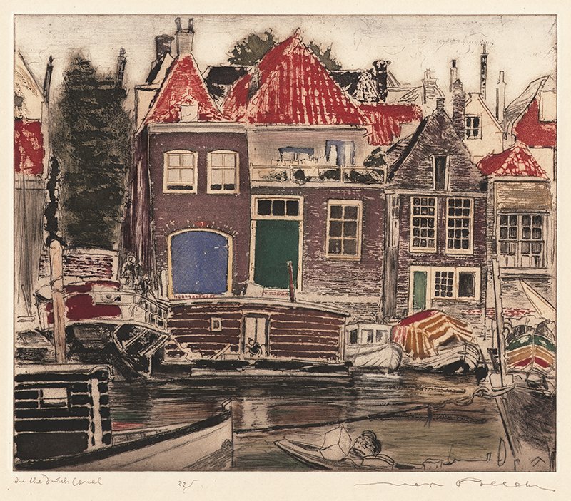 In the Dutch Canal by Max Pollak