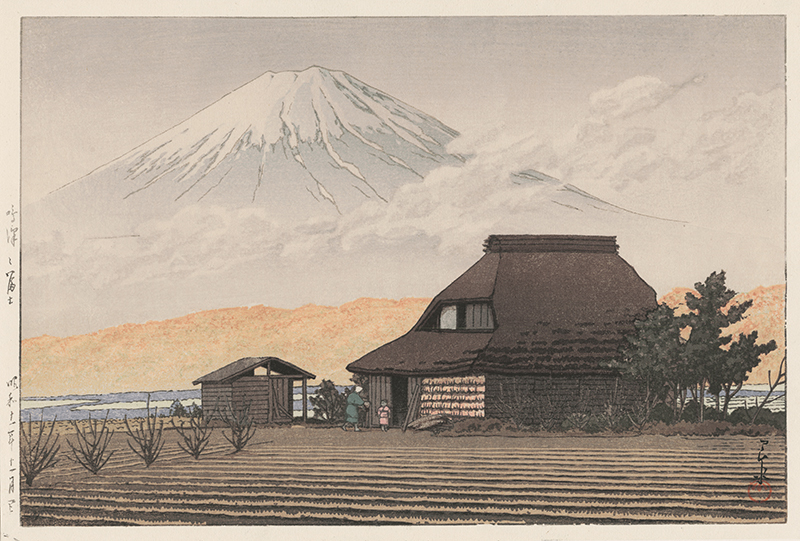 Mt Fuji, Narusawa (Late Autumn) by Kawase Hasui