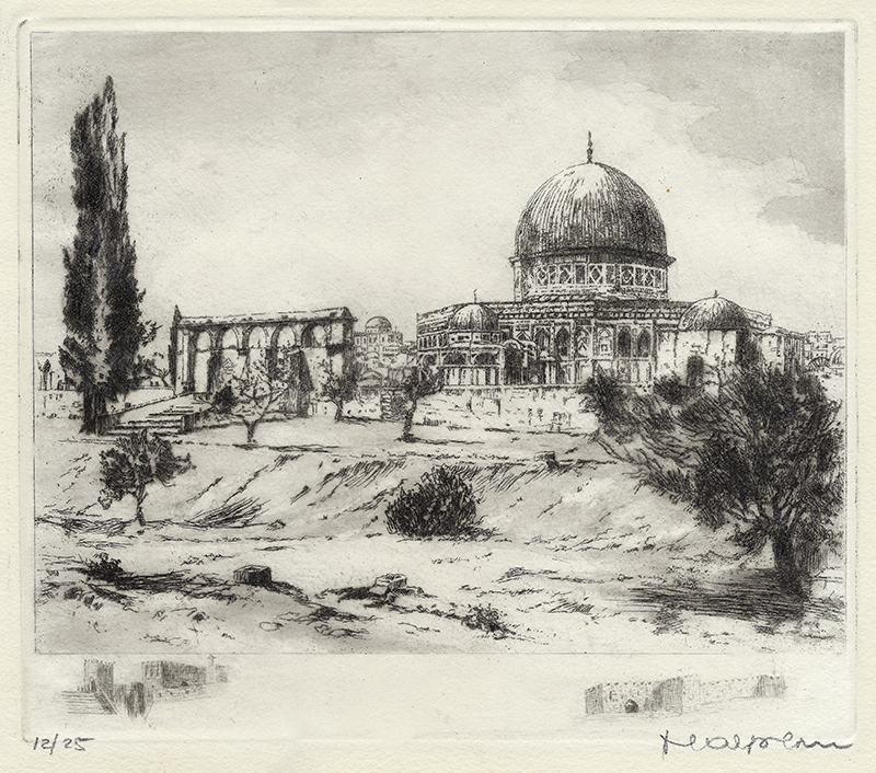 Jerusalem, Dome of the Rock by Elhanan Halpern