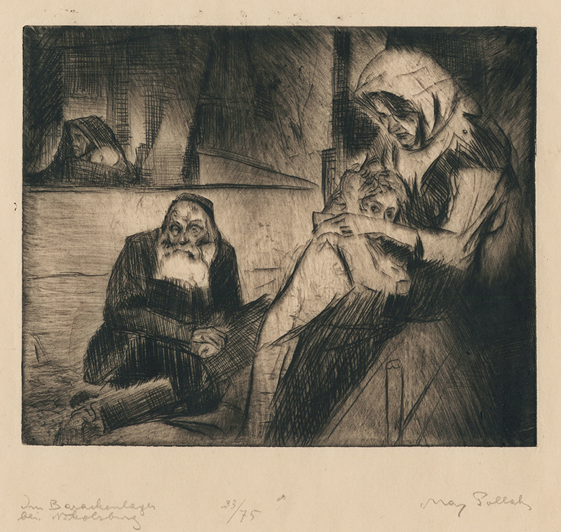 Im Barackenleger bei Nikolsburg: Auskommen (In the Barracks near Nikolsburg: Getting By) by Max Pollak