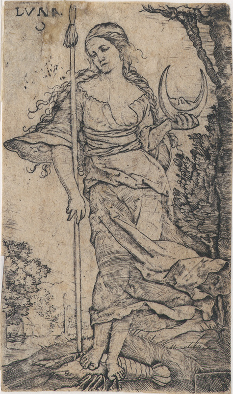 Diana als Luna by Georg Pencz