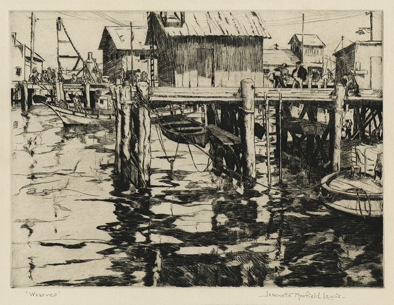 Wharves by Jeannette Maxfield Lewis