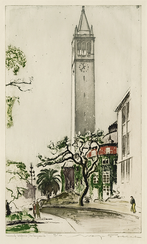 University California: The Campanile by Max Pollak