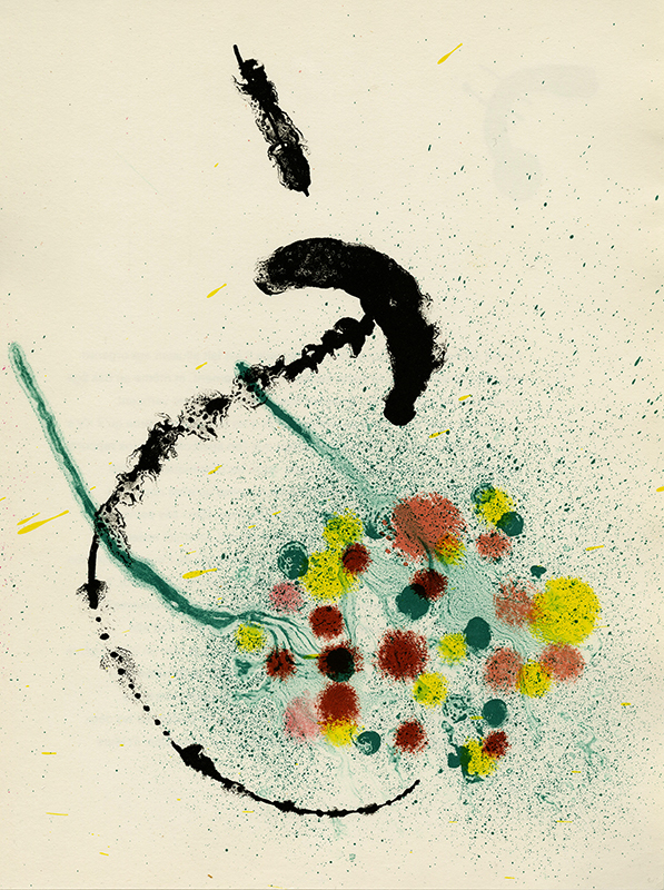 La Fille du Jardinier I- Composition III, from Derriere le Miroir No. 139-140 by Joan Miro