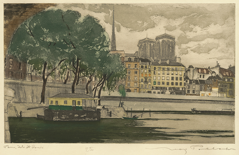 Paris, Ile St. Louis by Max Pollak