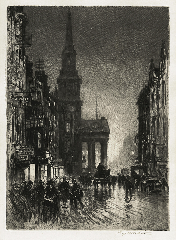 St. Martins Lane by Percy Robertson