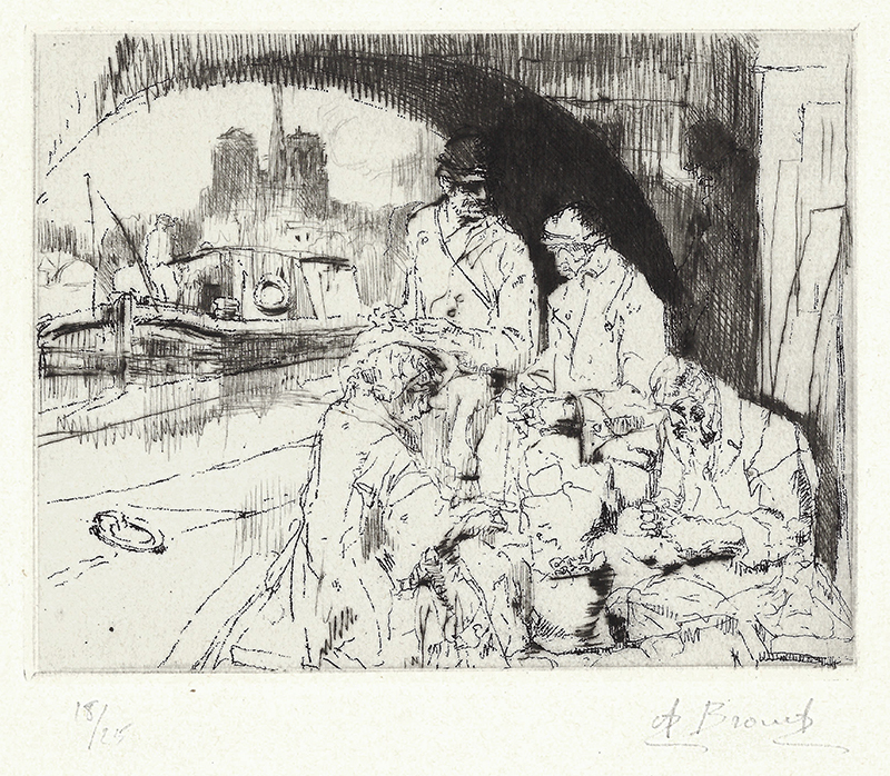 Under the Bridge by Auguste Brouet