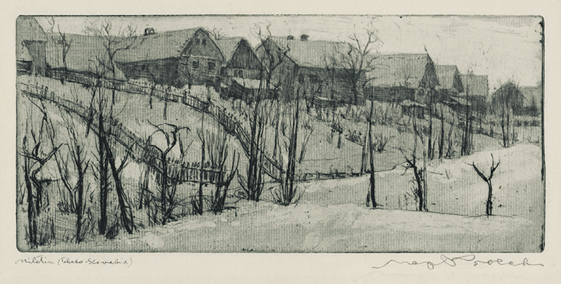Miletin (Tchecko-Slovakia); a.k.a. Winter No. 5 by Max Pollak