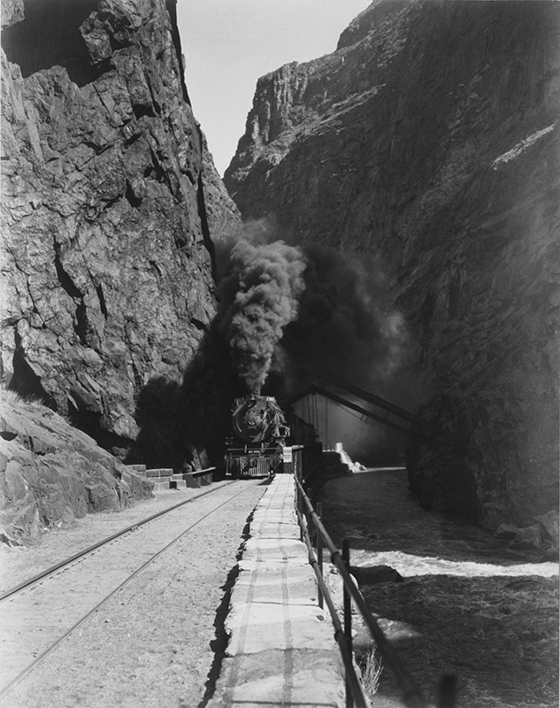 The First Panoramic Through the Royal Gorge, Grand Canon of the Arkansas, Colorado by George Lytle Beam