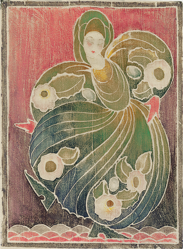 Untitled (Dancing lady) by Unidentified