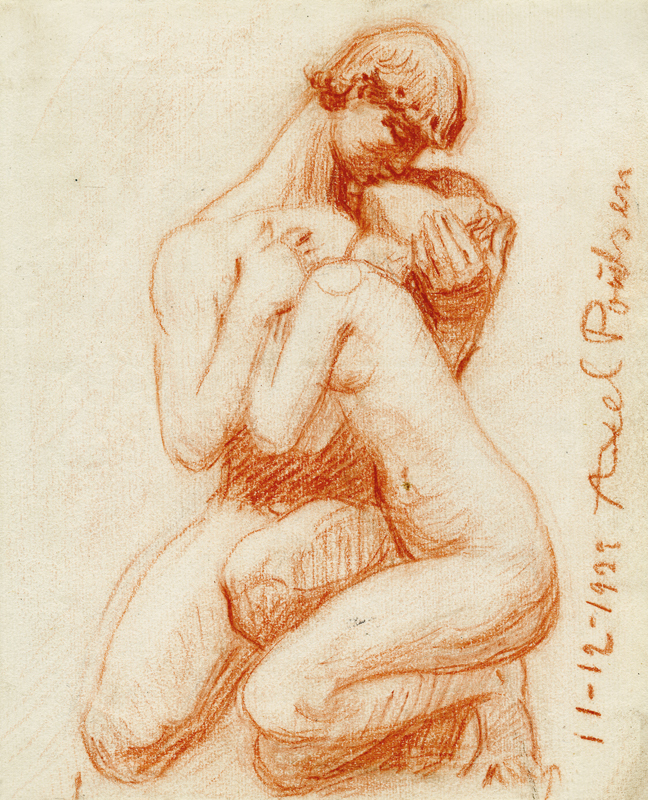 Marmorgruppen (study for the sculpture Marble Group) by Richardt Axel Poulsen