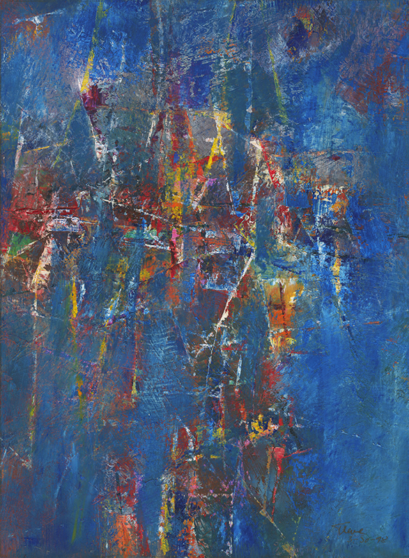 5-30-78 (Abstraction in blue) by Horst Trave