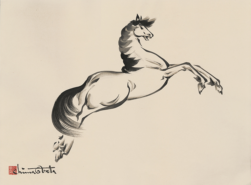(Flying Horse) by Chiura Obata