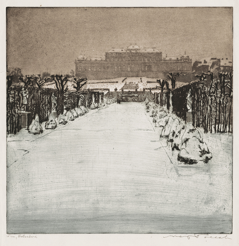 Wien, Belvedere by Max Pollak