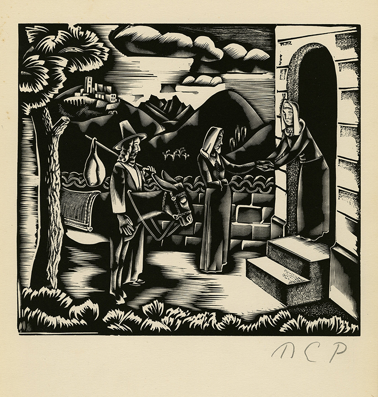 Holy Family, from 10 Original Woodcuts of the New Testament by Pal C. Molnar
