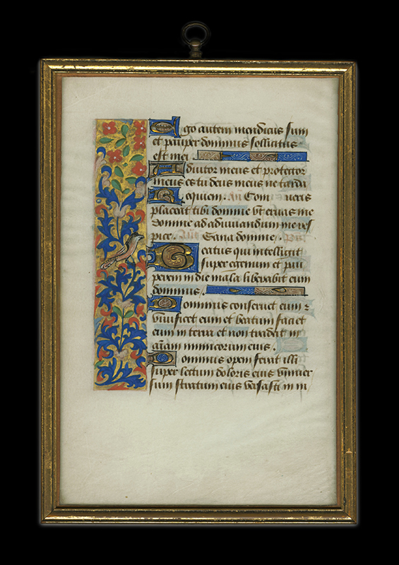 Illuminated manuscript leaf by Unidentified